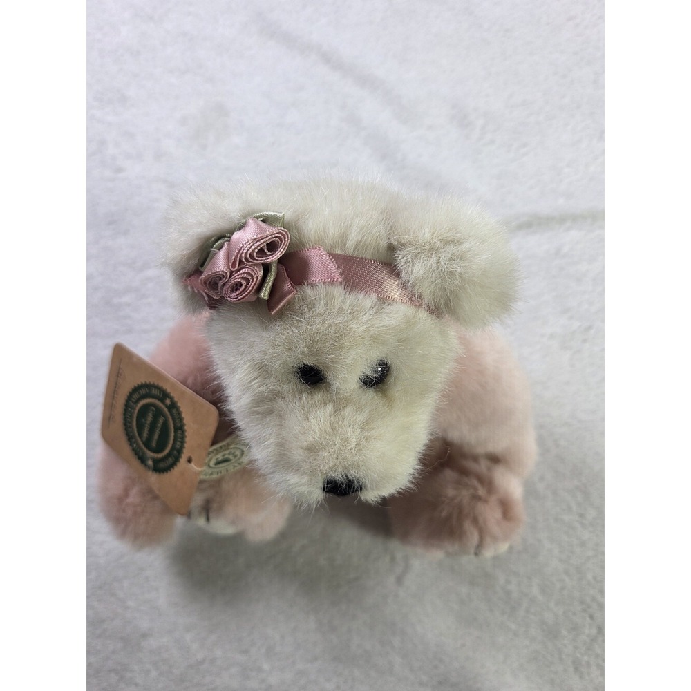 Retired Boyds Bears Guinevere Plush Jointed Pink Bear Archive Collection 1996 - Picture 6 of 14